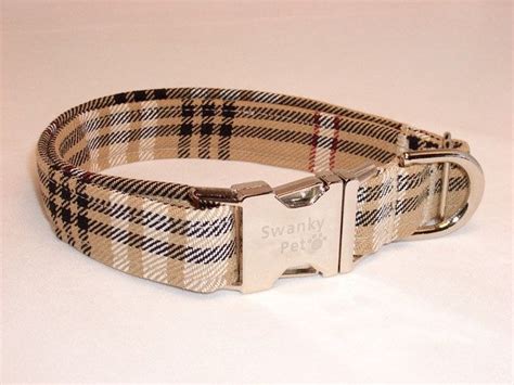 plaid dog collars burberry|Burberry pet accessories.